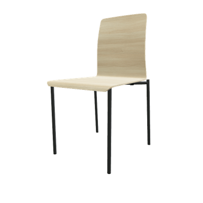 CHAISES ET TABOURETS - Pour tables standards, ht 75 cm, piétement 4 pieds - OSMOSE Chaise L.46.5xP.56xH.86.5cm-hauteur assise 46.5cm.