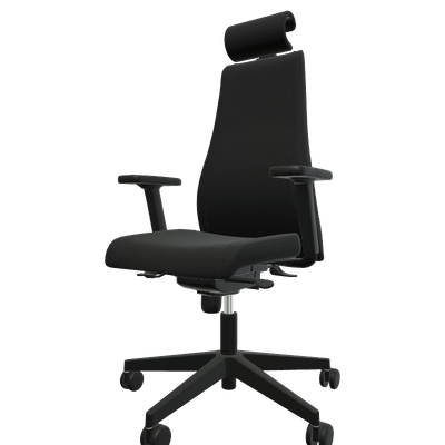 DIRECTION - Fauteuils - SO PRETTY fauteuil manager + têtière avec accotoirs mécanique synchrone décalé avec translation d'assise