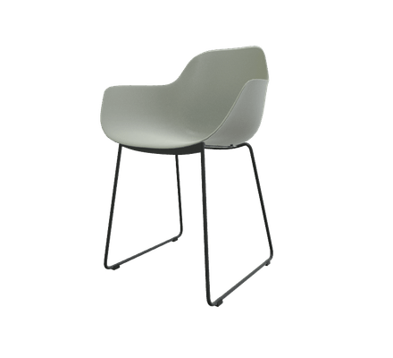 CHAISES ET TABOURETS - Pour tables standards, ht 75 cm, piétement luge - COCOON LUGE Chaise luge L.56xP.54xH.85cm-hauteur assise 46cm.