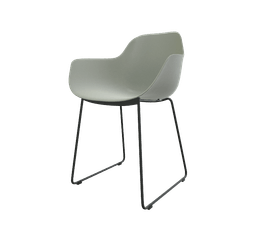 CHAISES ET TABOURETS - Pour tables standards, ht 75 cm, piétement luge - COCOON LUGE Chaise luge L.56xP.54xH.85cm-hauteur assise 46cm.