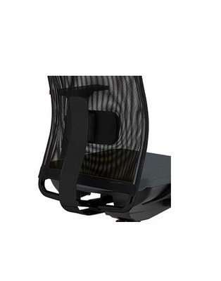 OPERATIVE - Options - ZEN MESH soutien lombaire, finition tissu résille noir, structure noire