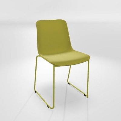 CHAISES ET TABOURETS - Pour tables standards, ht 75 cm, piétement luge - SURF Chaise L.54xP.49xH.81cm-hauteur assise 46cm