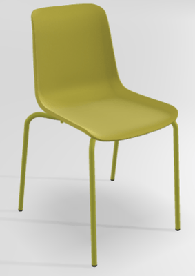 CHAISES ET TABOURETS - Pour tables standards, ht 75 cm, piétement 4 pieds - GALAXY Chaise L.54.5xP.44xH.79cm-hauteur assise 46cm