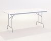 TABLES PLIANTES - 180x80xHt. 75cm - Table pliante Easy 180x80 cm blanc  / structure aluminium