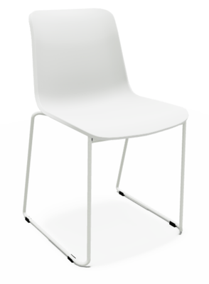 CHAISES ET TABOURETS - Pour tables standards, ht 75 cm, piétement luge - SURF Chaise L.54xP.49xH.81cm-hauteur assise 46cm