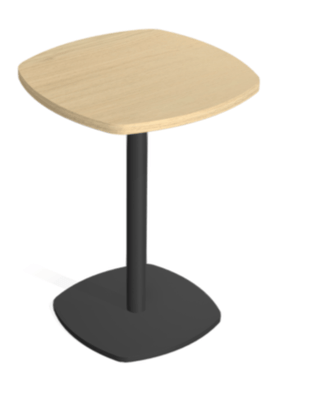 TABLES SPOTY - Tables hauteur 65 cm - SPOTY Table forme carrée angles arrondis L.50xP.50xH.65cm.