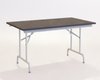 TABLES PLIANTES - 140x80xHt 75 - Table pliante Easy 140x80 cm noir / structure aluminium