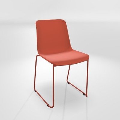CHAISES ET TABOURETS - Pour tables standards, ht 75 cm, piétement luge - SURF Chaise L.54xP.49xH.81cm-hauteur assise 46cm