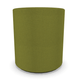 FAUTEUILS/POUFS - Poufs - TAM TAM - Pouf rond diamètre 40 cm avec base en mélaminé noire et supports en plastique vert