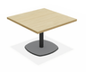 TABLES SPOTY - Tables hauteur 40 cm - SPOTY Table basse forme carrée L.60xP.60xH.40cm, plateau chêne, pieds anthracite