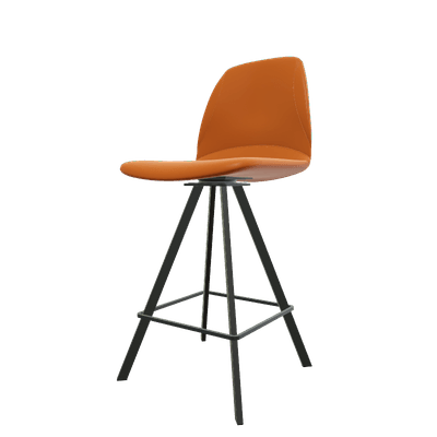 CHAISES ET TABOURETS - Pour tables hauteur 90 cm - FOXI Chaise haute L.46xP.58xH.95cm-hauteur assise 65cm.