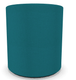 FAUTEUILS/POUFS - Poufs - TAM TAM - Pouf rond diamètre 40 cm avec base en mélaminé noire et supports en plastique Turquoise