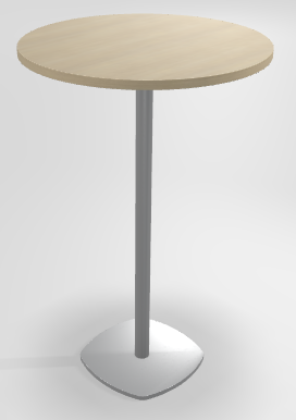 TABLES SPOTY - Tables hauteur 110 cm - SPOTY Table haute forme ronde diamètre 70cm H.110cm.