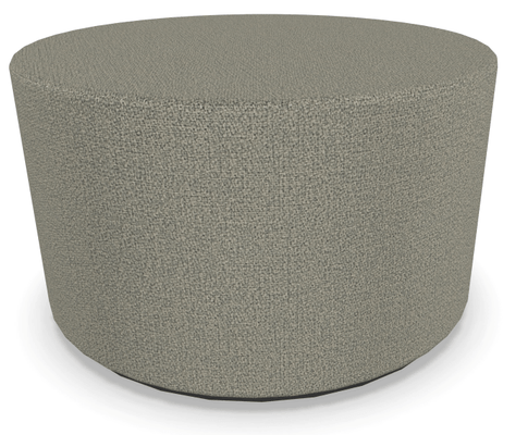 FAUTEUILS/POUFS - Poufs - TAM TAM - Pouf rond diamètre 60 cm avec base en mélaminé noire et supports en plastique 