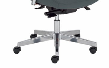 OPERATIVE - Options - Piétement 5 branches en aluminium poli