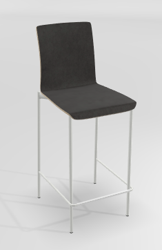 CHAISES ET TABOURETS - Pour tables hauteur 90 cm - OSMOSE Chaise haute L.47.5xP.56.5xH.104.5cm-hauteur assise 65cm