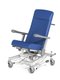 SCOLAIRE - Prendre Soin - Fauteuil KOSMO WT1700 proclive/déclive tissu enduit strut. époxy roues D150 mm spl. galet zinguées - L73xP83xH128 cm