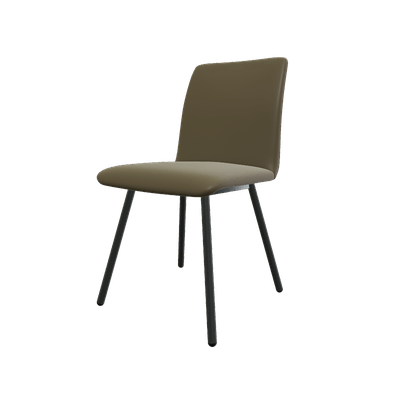 CHAISES ET TABOURETS - Pour tables standards, ht 75 cm, piétement 4 pieds - CHIC chaise 4 pieds. L.44.5xP.57xH.83cm-hauteur assise 47.5cm.