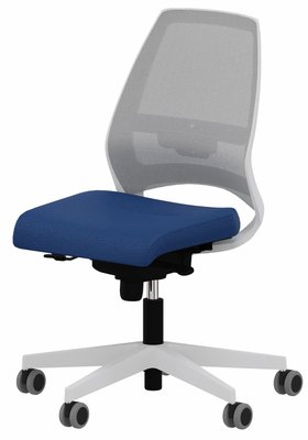 OPERATIVE - Dossier résille - AXEL WHITE MESH siège opérative synchrone réglable en profondeur