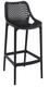 POLYPROPYLENE - CHAISES  - BAHIA - Chaise haute empilable .H75cm  en Polypropylène renforcé de fibre de verre - Finition noir