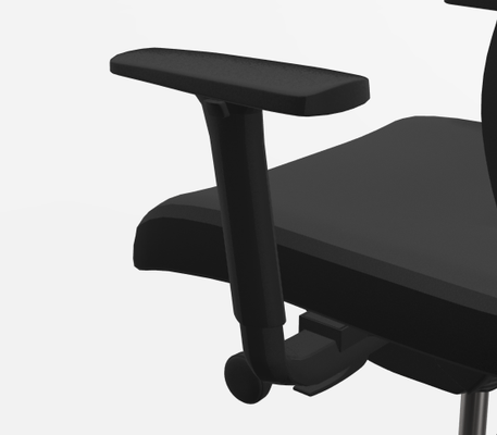 FAUTEUILS - FAUTEUIL - MISTRAL-Accotoirs 3D pour smooth mesh / tissu / mistral réglables en hauteur et largeur- manchettes soft-touch pivotantes et coulissantes- coloris noir