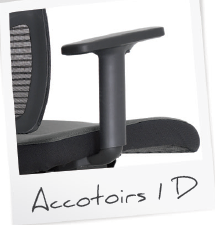 OPERATIVE - Options - SAXO jeu d'accotoirs réglables en hauteur