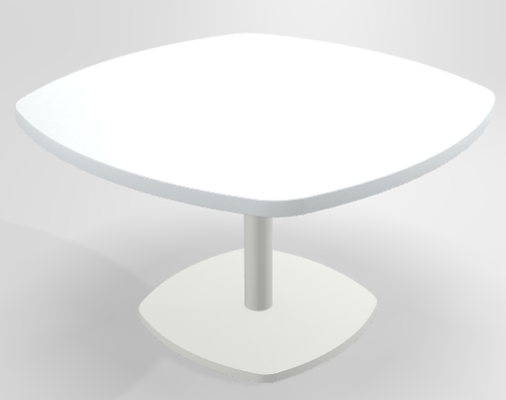 TABLES SPOTY - Tables hauteur 40 cm - SPOTY Table basse forme carrée angles arrondis L.70xP.70xH.40cm.