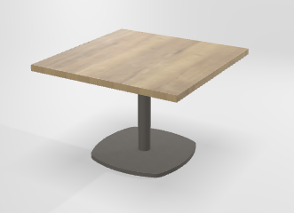 TABLES SPOTY - Tables hauteur 40 cm - SPOTY Table basse forme carrée L.60xP.60xH.40cm.