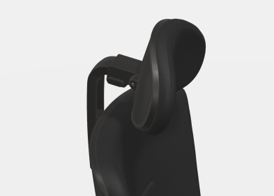 OPERATIVE - Options - TETIERE-Tétière pour smooth tissus réglable rembourrée et recouverte de tissu noir BONDAI