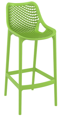 POLYPROPYLENE - CHAISES  - BAHIA - Chaise haute empilable .H75cm  en Polypropylène renforcé de fibre de verre - Finition vert tropical