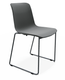 CHAISES ET TABOURETS - Pour tables standards, ht 75 cm, piétement luge - SURF Chaise L.54xP.49xH.81cm-hauteur assise 46cm