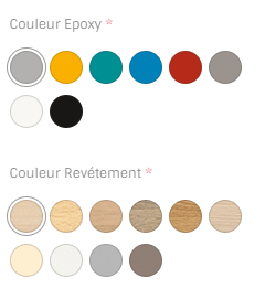 SCOLAIRE - Se Reunir - Table rabattable ÉCLIPSE plateau ép.24 mm stratifié chant ABS piètement époxy - 180x80 cm - T3 à T6