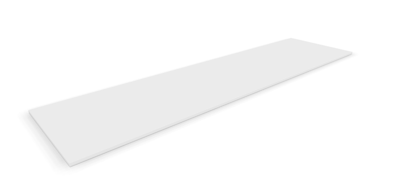 CASIERS - Options - Meuble à cases top de finition pour 4 meubles juxtaposés L.180xP50cm