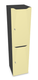 CASIERS - 2 cases - Meuble à cases H.182xL.45xP.50cm - 2 cases H86cm. portes avec découpe en partie haute. serrure à code